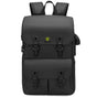 Retro Double-Shoulder Camera Bag, Micro-Dslr Telephoto Lens Storage Bag, Outdoor Waterproof and Shock-Resistant Photography Bag