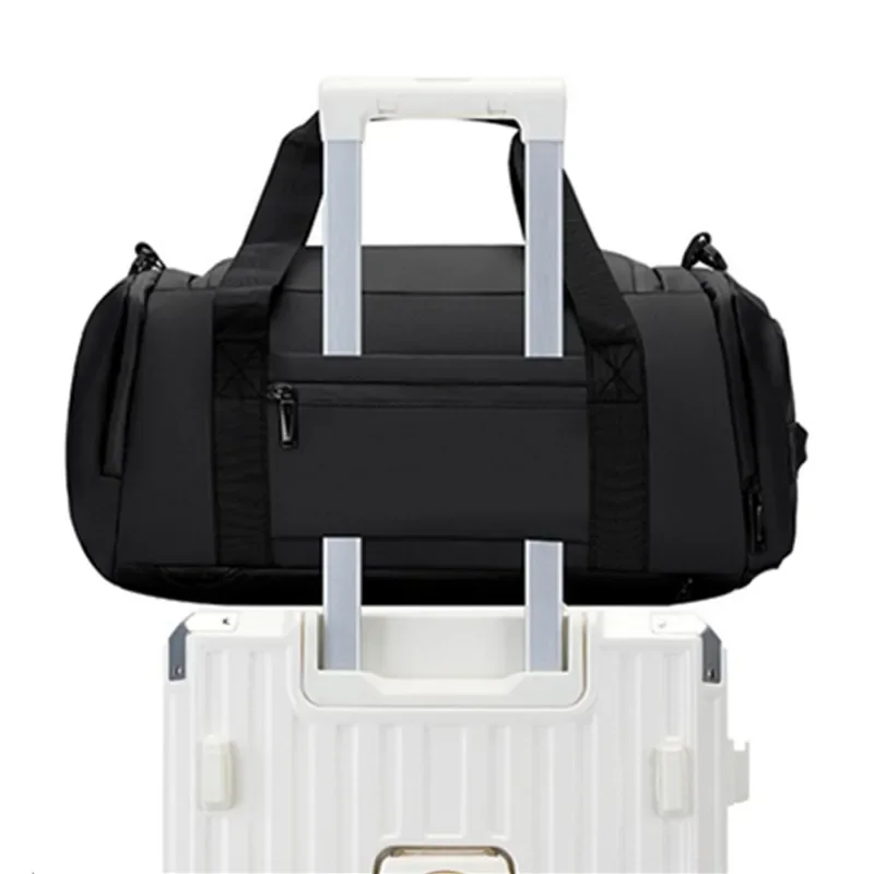 Large Capacity Gym Bags Multifunctional Men Travel Luggage Bag with Shoe Pockets Casual Sports Dry Wet Sepration Fitness Handbag