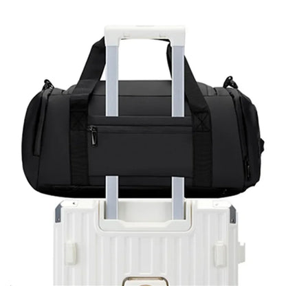 Large Capacity Gym Bags Multifunctional Men Travel Luggage Bag with Shoe Pockets Casual Sports Dry Wet Sepration Fitness Handbag